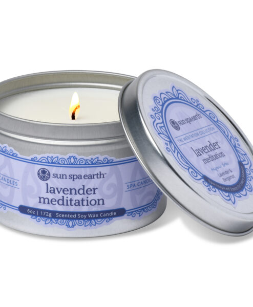 Lavender Meditation Original 6 oz Tin Candle
