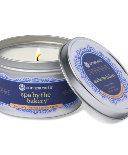 spa by the bakery Original 6 oz Tin Candle